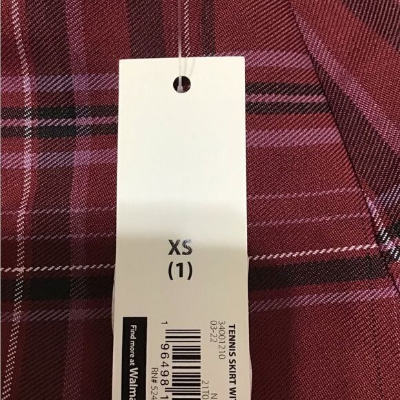 No Boundaries Red Plaid Pleated Micro Mini Skirt Size New X-Small - Picture 13 of 13